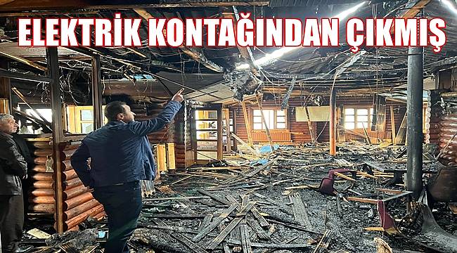 Ordu'da belediye tesisi elektrik kontağından yanmış