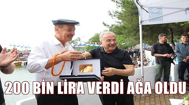 Ordu'da Mustafa Mollaoğlu şenlik ağası olmak için 200 bin TL verdi