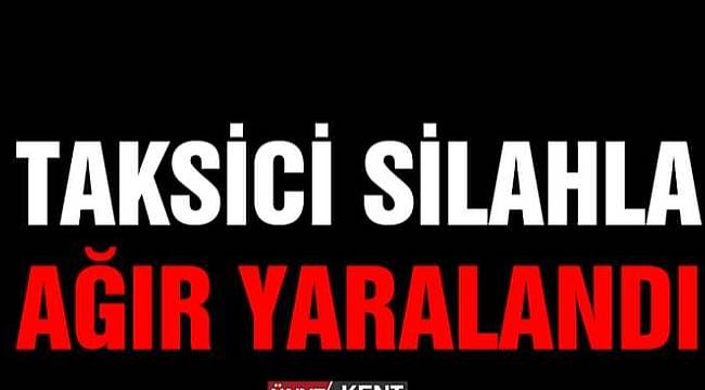 Ordu'da tabancayla vurulan taksici ağır yaralandı