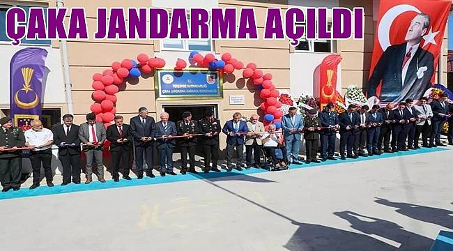 Ordu Perşembe Çaka Jandarma Karakol Komutanlığı açıldı
