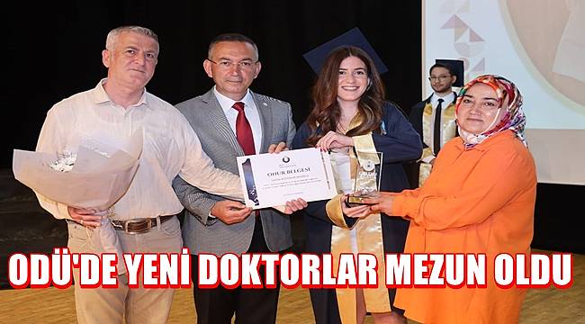 Ordu Üniversitesi'nden  yeni doktorlar mezun oldu