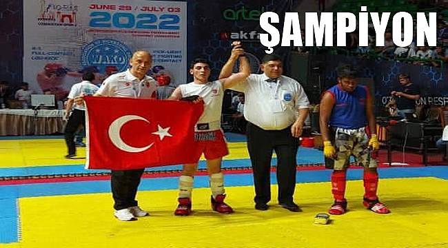 Ordulu Mevlüt Can Güngör Özbekistan'da şampiyon oldu