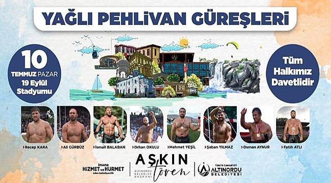 Pehlivanlar Altınordu'da er meydanına çıkacak