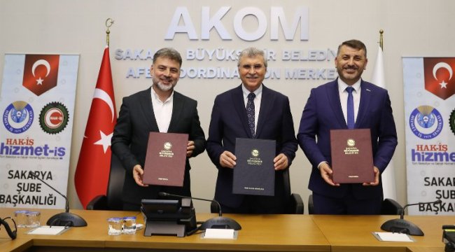 Sakarya'da personele yaklaşık yüzde 42'lik zam