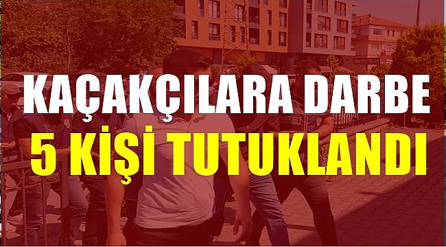 Silah kaçakçısı 5 kişi tutuklandı