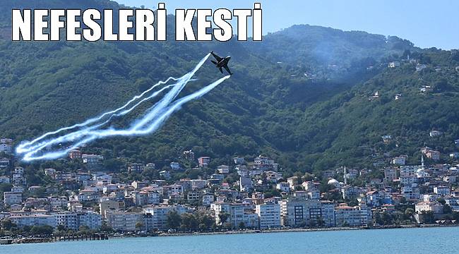 SOLOTÜRK Ordu'da prova uçuşu yaptı