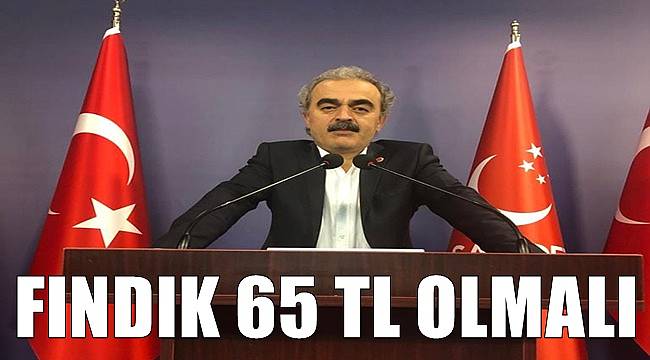 SP İl Başkanı Temiz; 65 TL'nin altındaki fındık fiyatı üreticiye yaramaz