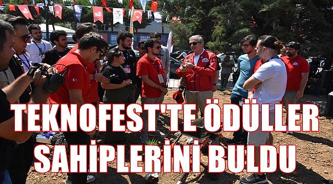 TEKNOFEST KARADENİZ Ordu Yarışmalarında ödül töreni yapıldı