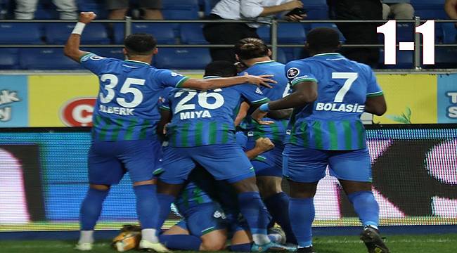 Çaykur Rizespor Ankara Keçiörengücü: 1-1