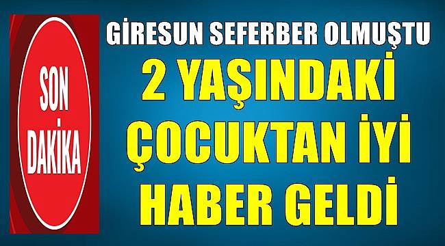 İki yaşındaki çocuk ormanda bulundu