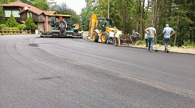Ordu'da Asarkaya Kent Ormanı yolu asfaltlandı