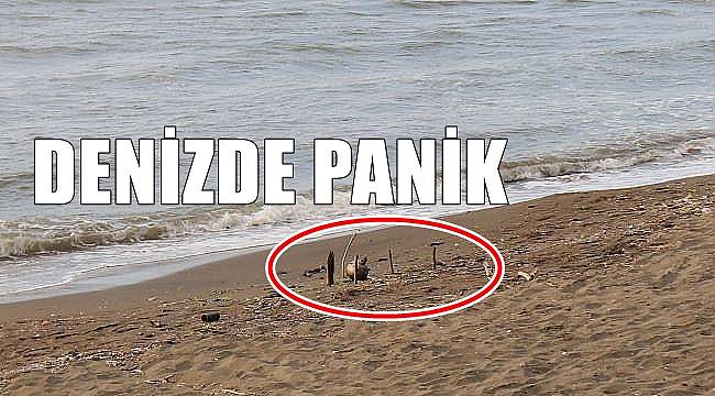 Ordu'da denizde mayın tüpü bulundu