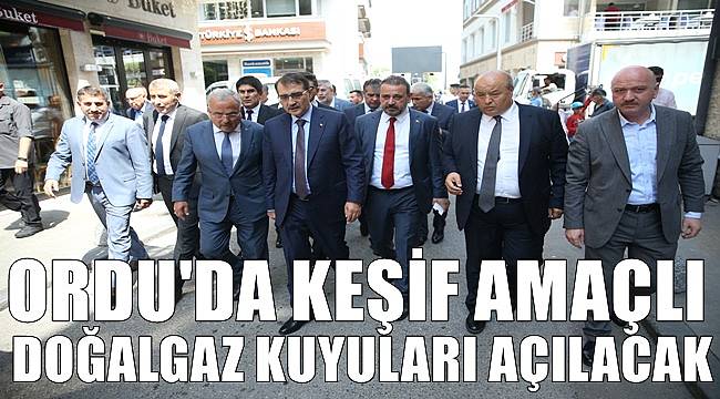 Ordu&#039;da keşif amaçlı doğalgaz kuyuları açılacak