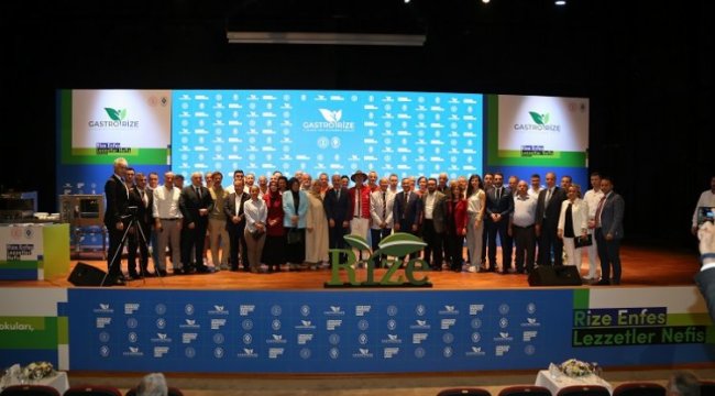 Rize’de gastronomi yıldızları geçidi