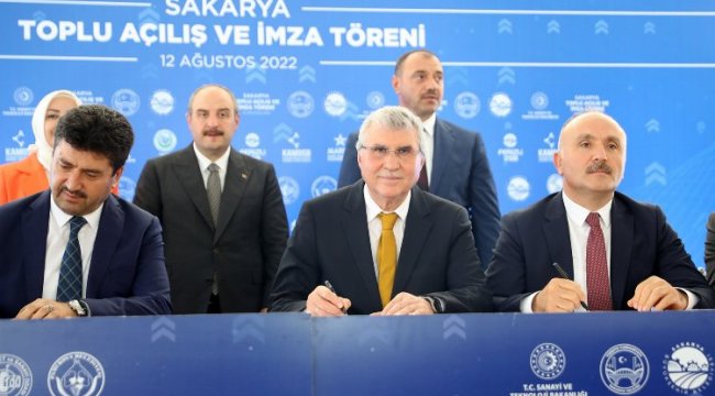 Sakarya'nın yeni projesi için imzalar atıldı