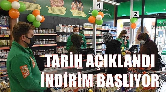 Tarım Kredi Marketlerde indirim başlıyor