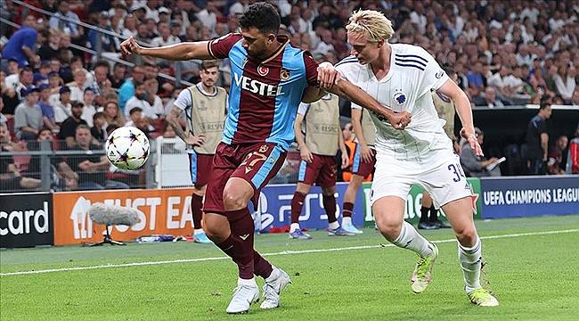 Trabzonspor Kopenhag karşısında tur arıyor