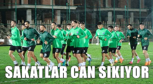 52 Orduspor'da Mersin maçı öncesi 4 futbolcu sakatlandı