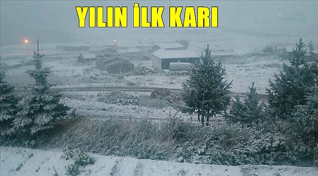 Erzurum, Rize ve Bayburt'a yılın ilk karı yağdı