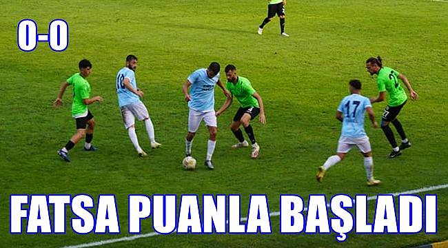 Fatsa Belediyespor Sapanca ile berabere kaldı
