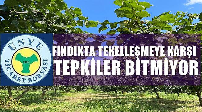 Fındıkta tekelleşmeye tepkiler dinmek bilmiyor