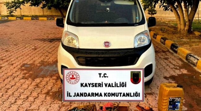 Kayseri jandarması hırsızlara göz açtırmadı