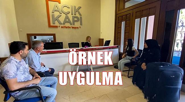 Ordu'da örnek uygulama