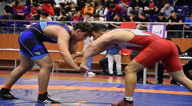 Ordu'da serbest güreş turnuvası düzenlendi