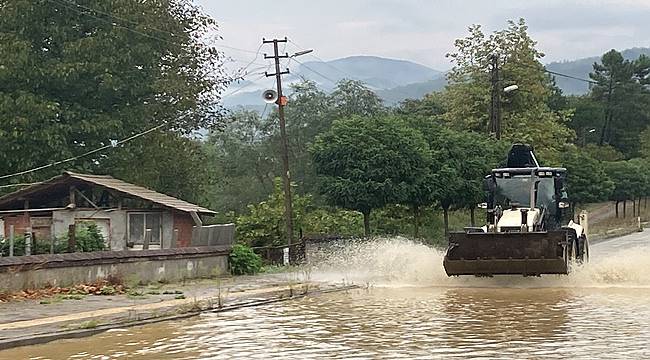 Rize&#039;de yağışlar etkili oluyor