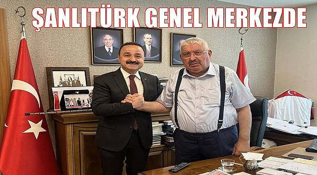 Şanlıtürk MHP Genel Merkezi'nde
