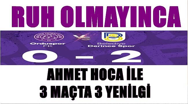52 Orduspor&#039;da ruh kalmamış!
