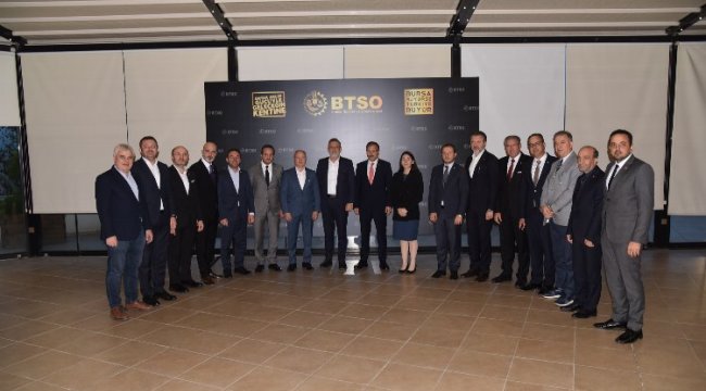 AK Parti Bursa&#039;dan BTSO&#039;ya ziyaret