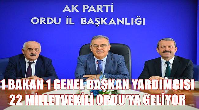 AK Parti Ordu&#039;ya çıkartma yapacak