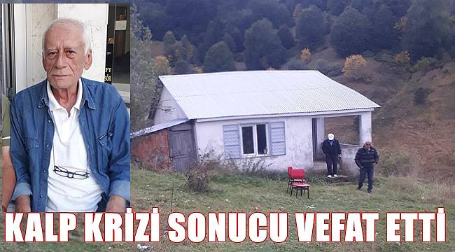 Çambaşı Yaylası'nda evinde kalp krizi geçirip hayatını kaybetti