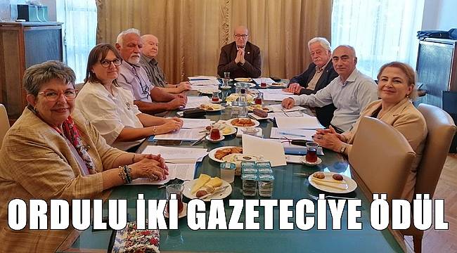 Ordulu iki gazeteci ödül aldı