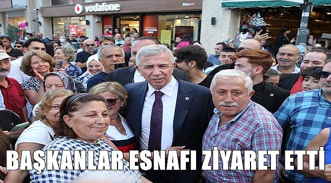 CHP'li büyükşehir belediye başkanları Ordu'da esnafı ziyaret etti