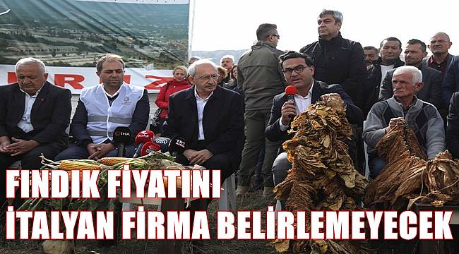 Fındık fiyatını İtalyan firma belirlemeyecek