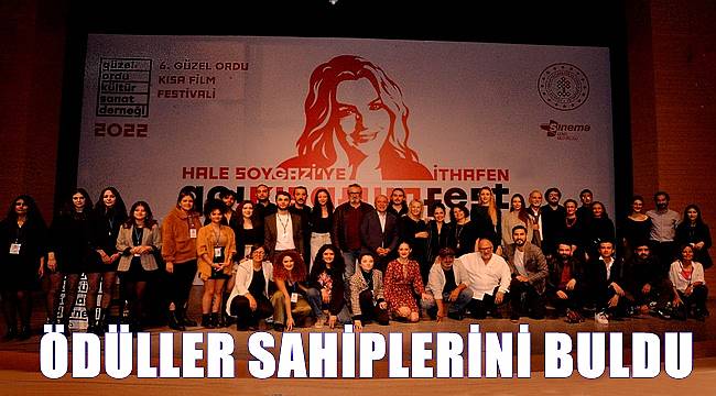 Güzel Ordu Film Festivali&#039;nde ödüller sahiplerini buldu