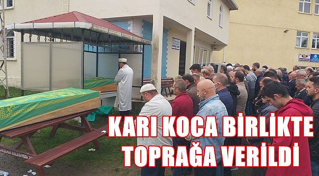 Kazada hayatını kaybeden Kirpitçi çifti Ordu'da toprağa verildi