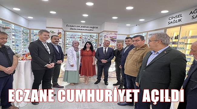 Ordu&#039;da Cumhuriyet Eczanesi açıldı