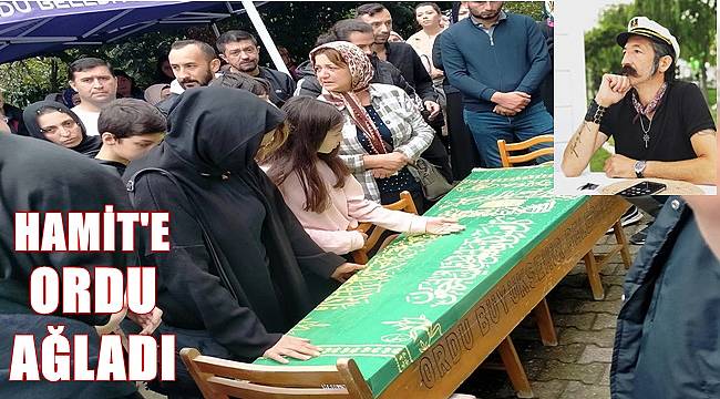 Ordu&#039;da müzisyen Hamit Ekiz toprağa verildi