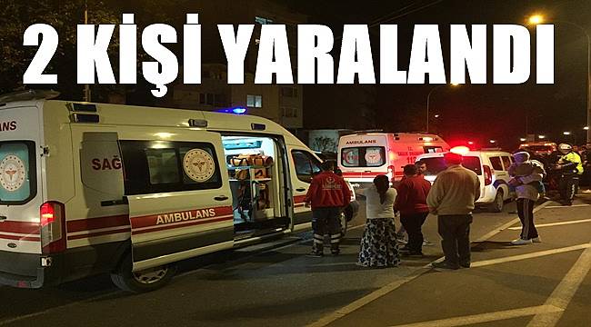 Ordu&#039;da trafik kazasında 2 kişi yaralandı