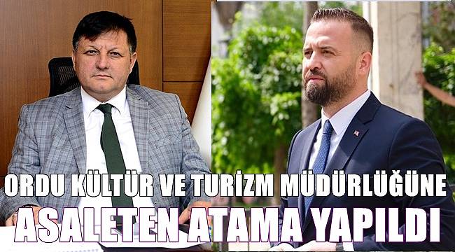 Ordu Kültür ve Turizm İl Müdürlüğüne Yener Oba  atandı