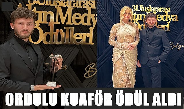 Ordulu kuaför ödül aldı