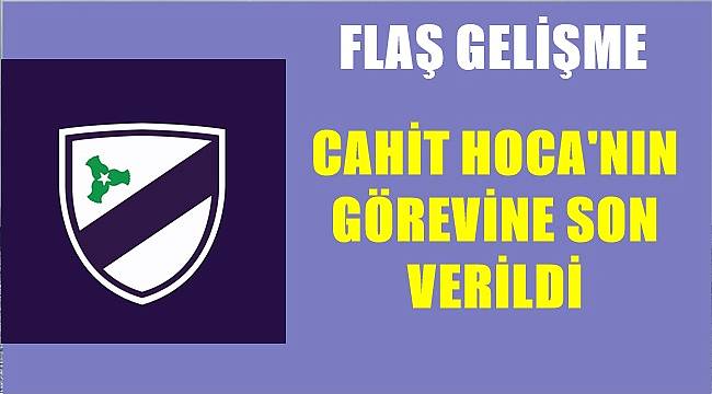 Orduspor 1967&#039;de ayrılık Cahit Hoca&#039;nın işine son verildi