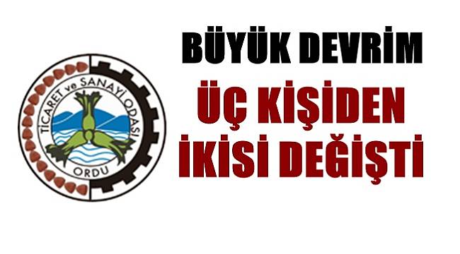 OTSO'da 3 kişiden ikisi değişti