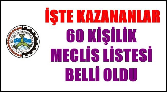 OTSO&#039;nun 60 kişilik Meclis listesi belli oldu