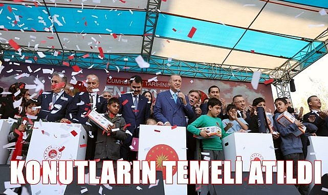 Sosyal Konut Projesinde temel atıldı