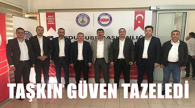 TOÇ BİR SEN Ordu Şube Başkanlığına Şenol Taşkın seçildi
