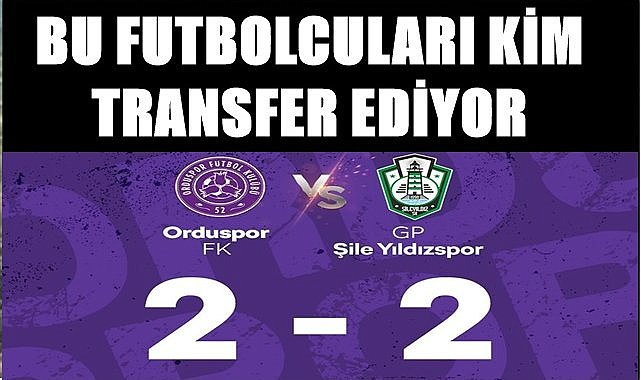 52 Orduspor kendi evinde Şile Yıldızspor'a da puan verdi: 2-2